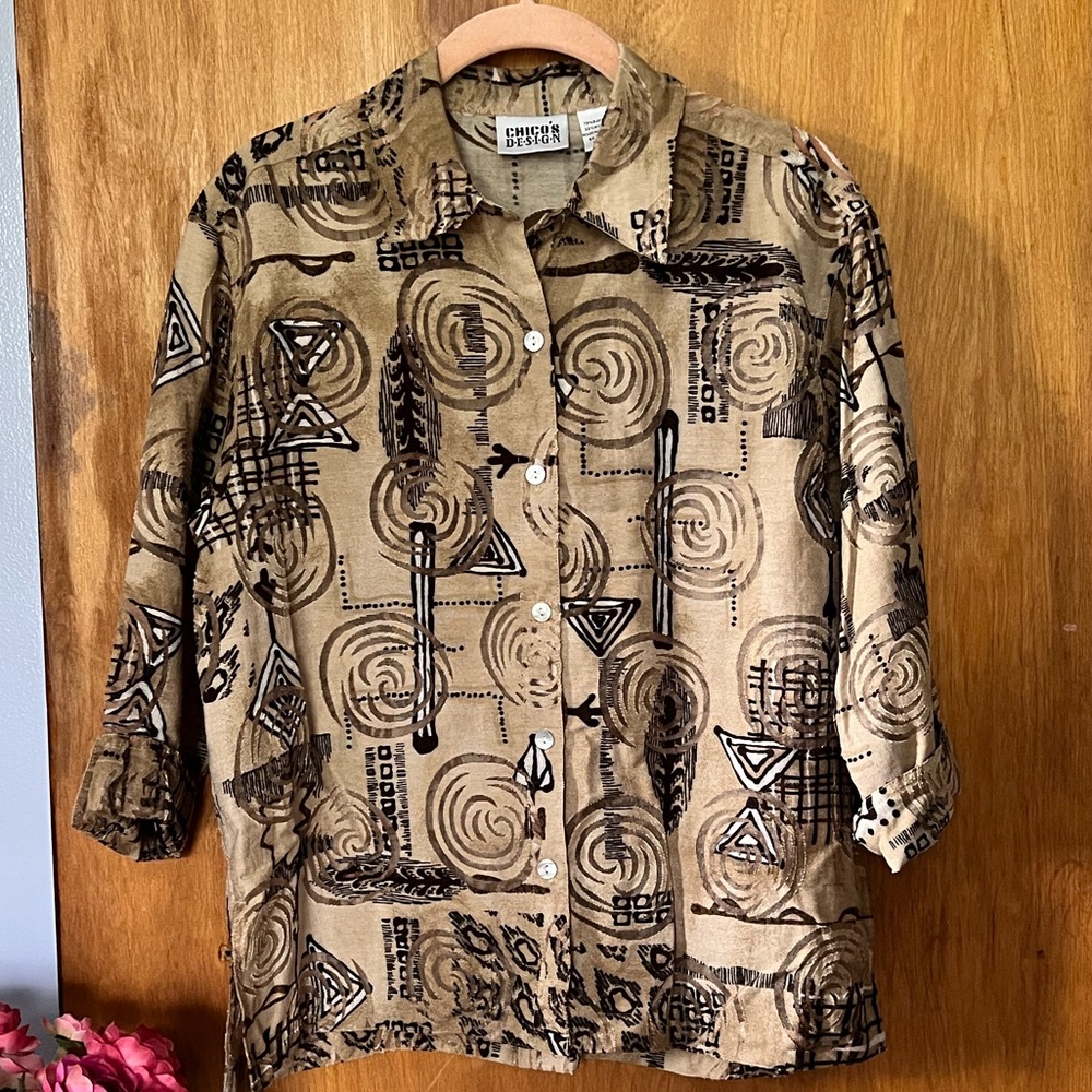 Chico’s Design Blouse or Topper - Size 1